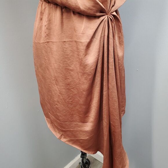 Express Rust Strapless Mini Dress - Picture 5 of 15